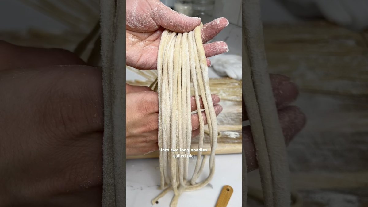 The easiest homemade pasta | ITALIAN PICI