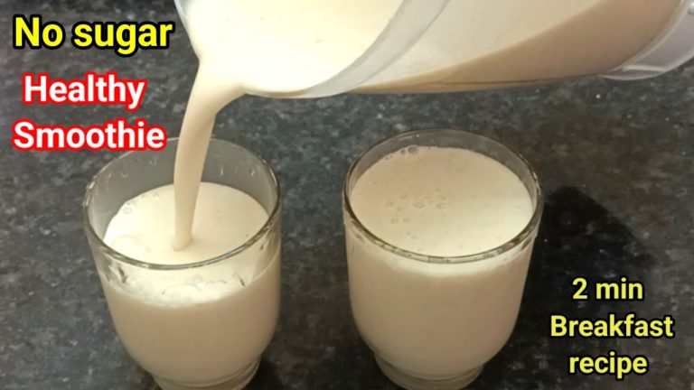 No Sugar High Energy Smoothie | Easy healthy breakfast smoothie | Healthy smoothie recipe