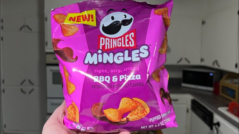 Pringles BBQ pizza mingles review