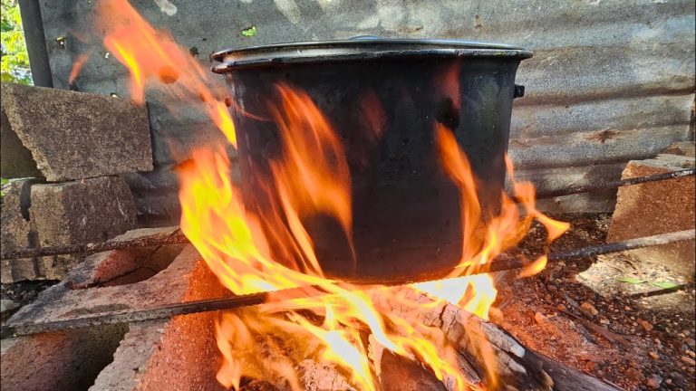 Cooking | Ackee and Corn pork, Dumpling, yam #jamaicanfood