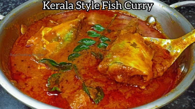 Kerala Style Fish Curry Recipe| Traditional Fish Curry| Meen Curry| Fish Curry Recipe By RajaCooking