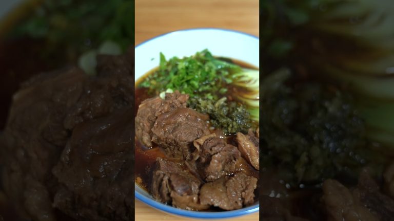 Taiwanese Beef Noodle Soup – recipe on flolum.com #flolum #simplefoodsimplefaith #noodlesoup