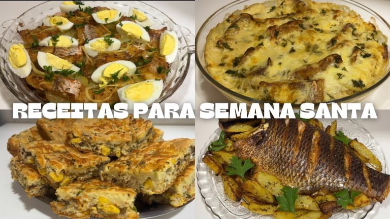 4 RECEITAS PARA SEMANA SANTA – RECEITAS DE PEIXE PARA SEMANA SANTA FÁCIL