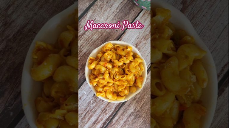 Tasty Macaroni Pasta #recipe #macaroni #pasta #snacks #food
