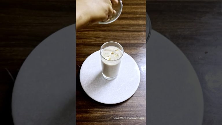 Try this Banana Sake With A Twist | #recipe #food #banana #healthy #milkshake #smoothie #asmr
