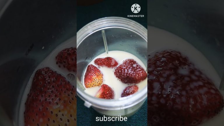 strawberry milk shake with tutti frutti icecream #smoothie #summerdrink #shake #shorts #fruitshake