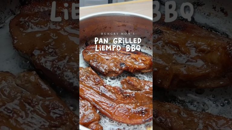 Pan Grilled Liempo BBQ