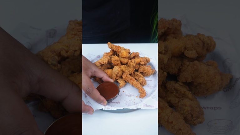 No Maida Chicken Fry Strips Asmr #shorts