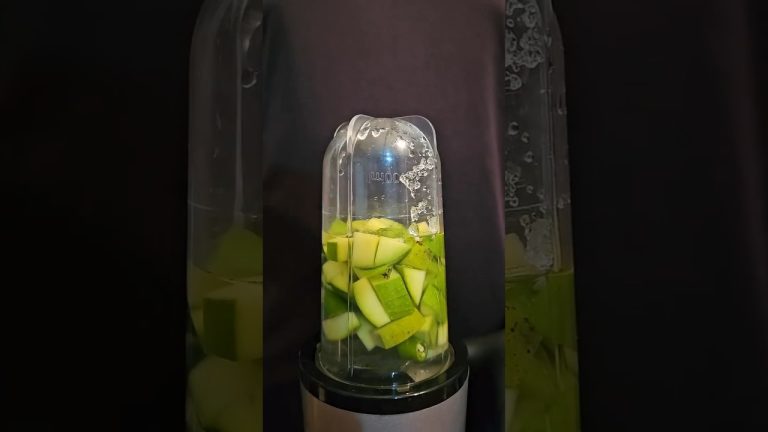 Green Mango Juice Simple Recipe. #asmr #shorts