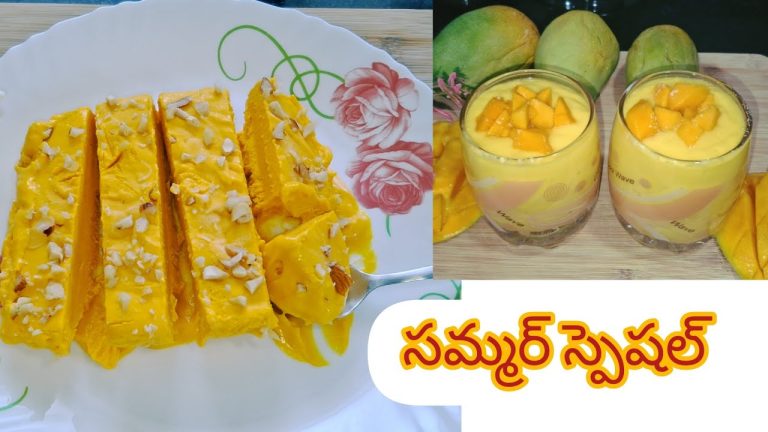 మామిడిపండ్లతో ఈజీగా చేసుకునే ఐస్క్రీమ్ & Smoothie Recipe | Mango Ice Cream |mango Smoothie
