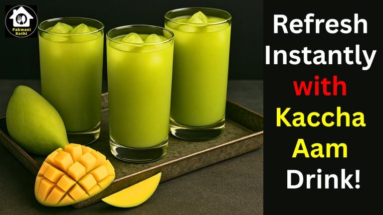 Kaccha Aam Drink Recipe | Summer special Green Mango Smoothie | Refreshing Summer Drink aam panna