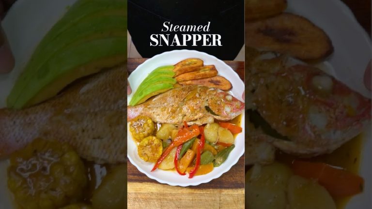 The Best Steamed Snapper Fish Recipe!