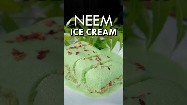 World's 1st Neem Ice Cream on Youtube 🤯🌿🍧 #shorts