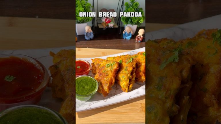 Recipe of onion bread pakoda #shorts #recipe #pakoda #bread #trending #viralvideo #shortsfeed #food