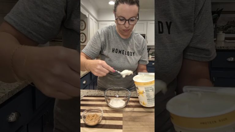 High protein sweet treat! #highprotein #snacks #easysnacks #recipe