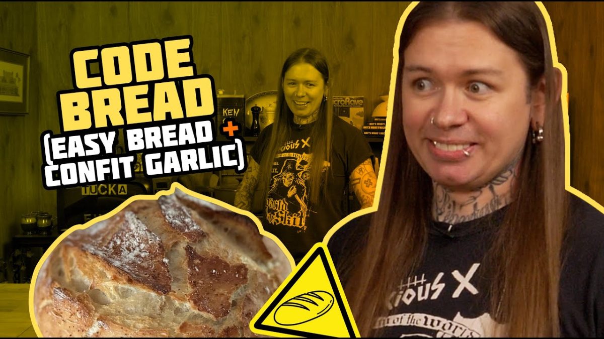 Easiest Bread Recipe EVER – W GARLIC CONFIT