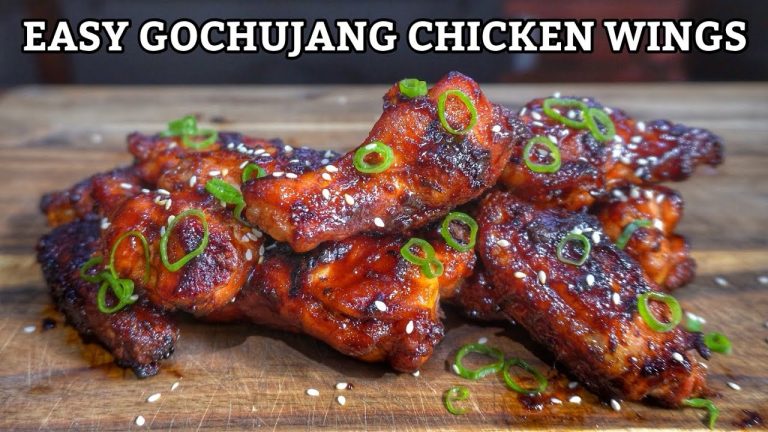 Easy Gochujang Chicken Recipe | Sweet & Spicy Crispy Chicken Wings!