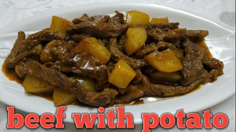 HOW TO COOK BEEF WITH POTATO |EASY STEWED BEEF POTATOES
