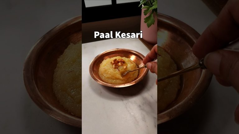 Paal Kesari in Tamil | Paal Kesari Recipe | பால் கேசரி