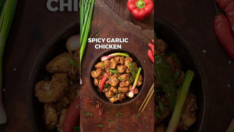 Garlic Chicken | Fried Chicken | Chicken Recipe  #shorts #garlicchicken #chickenrecipe