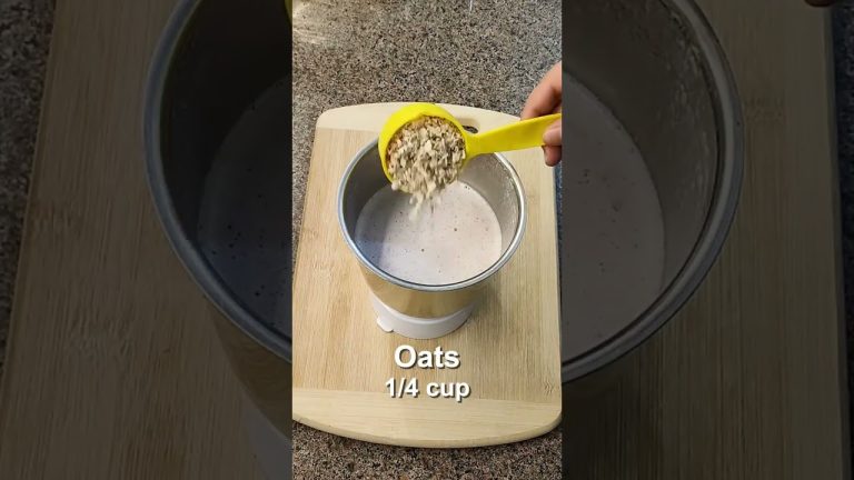 Oats Strawberry Banana Smoothie