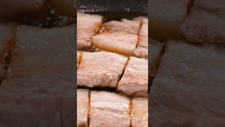 A famous chef taught me how to cook pork belly so delicious!