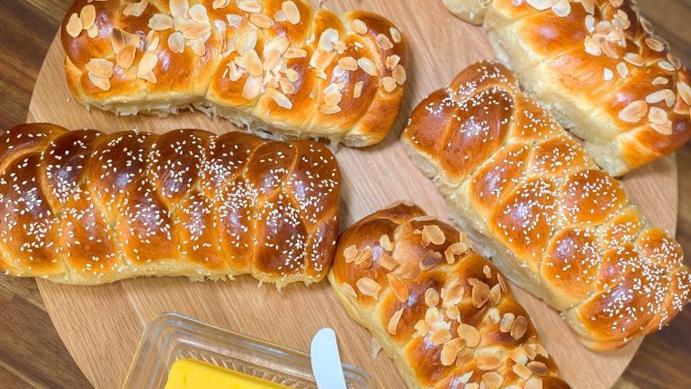 Easy Tsoureki Greek Easter Bread Recipe for Beginners – No Mixer Needed!