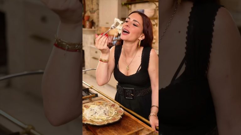 Creamy Mushroom Parsley Pappardelle #cooking #recipe #italianfood #thepastaqueen