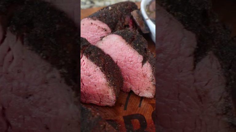 Smoked Beef Tenderloin on the Pellet Grill