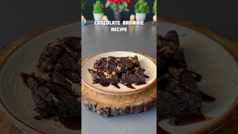 Trending recipe of chocolate brownie #shorts #chocolate #brownie #dessert #recipe