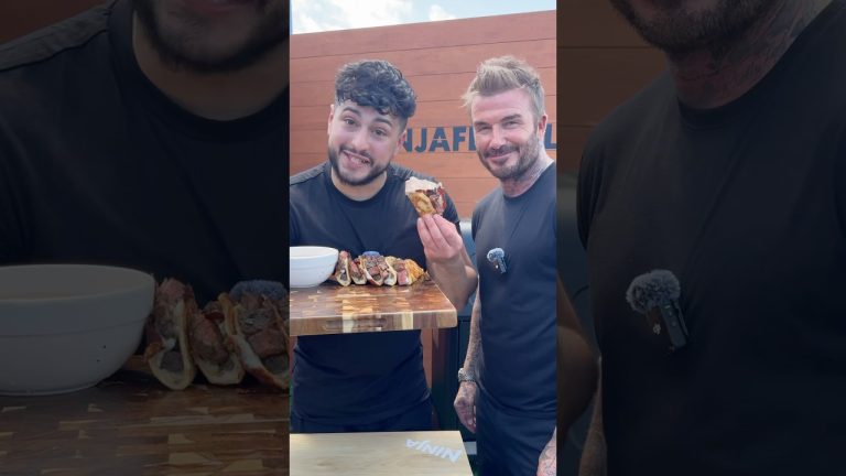 Checking out the #NinjaFlexFlame with a Special Guest! ​⁠@NinjaKitchenUS