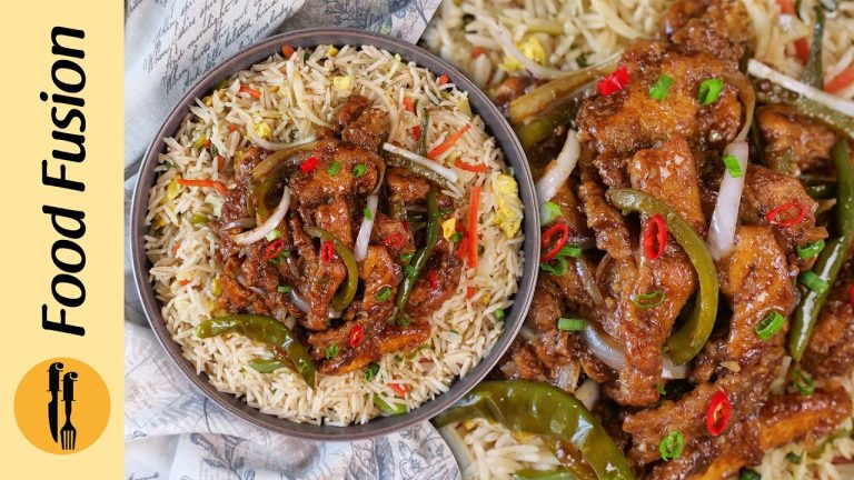 Chicken Chilli with Fried Rice Recipe by Food Fusion