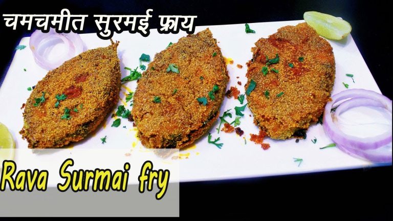 कुरकुरीत नी चमचमीत सुरमई फ्राय  | How to make Surmai Rava Fry | MadhurasRecipe | Ep – 326