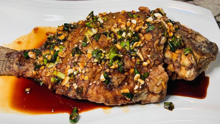 Korean Style Fried Fish | Whole Tilapia Fry Recipe #shorts