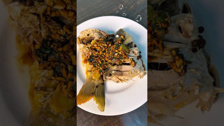 Easy नेपाली Fish Steamed पानीको बाफसंग #asmr #fish #mukbang #nepalifoodie #recipe #foodienepal