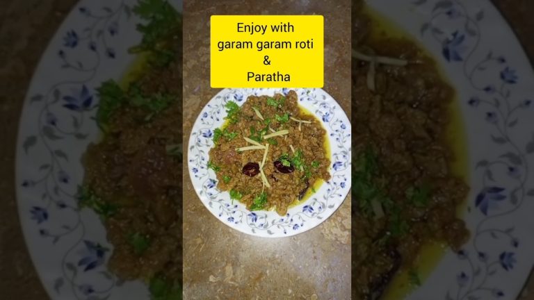 Gosht Ka Salan | Easy Beef Keema Recipe | Hari Mirch Ka Keema | eid special #beef​ #shorts​ #yt