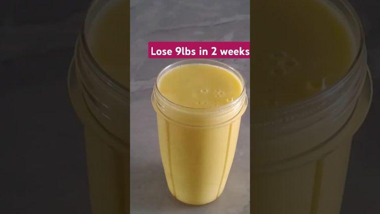 Pineapple Weight Loss Smoothie Lose 9lbs in 2 weeks # shorts #smoothierecipes