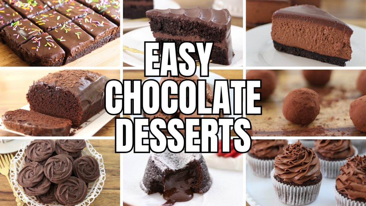 15 Easy Chocolate Desserts