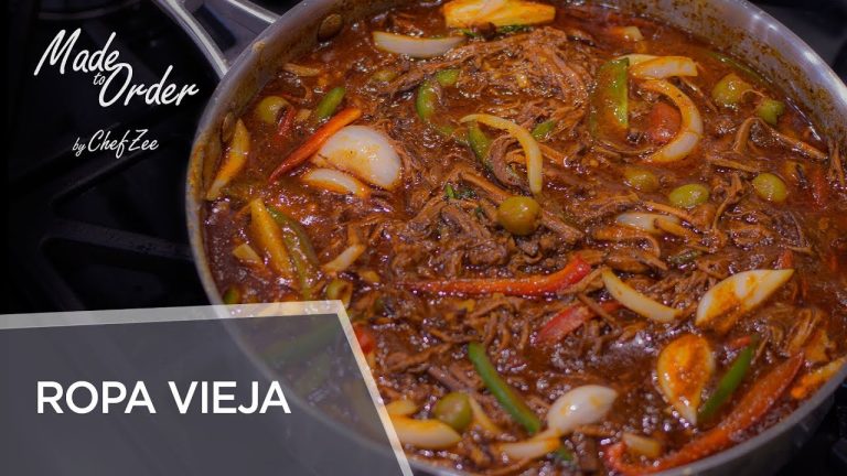 Ropa Vieja | Braised Shredded Beef Brisket | Cuban Recipes | Made To Order | Chef Zee Cooks