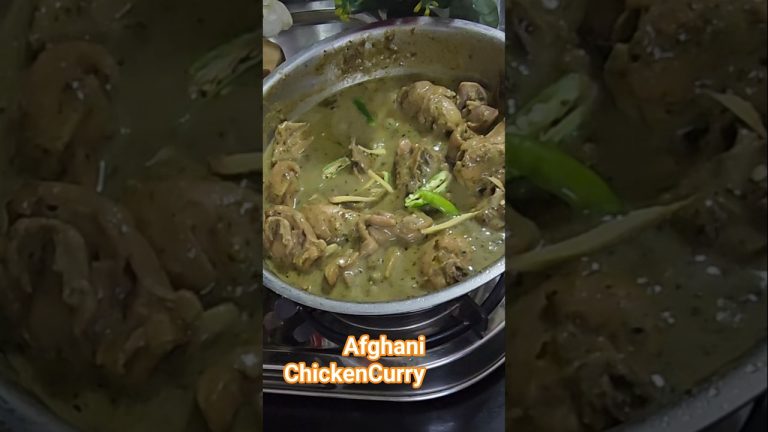 Afghani Chicken Curry Recipe  / Afghani  Chicken  Curry  / Chicken  Recipe