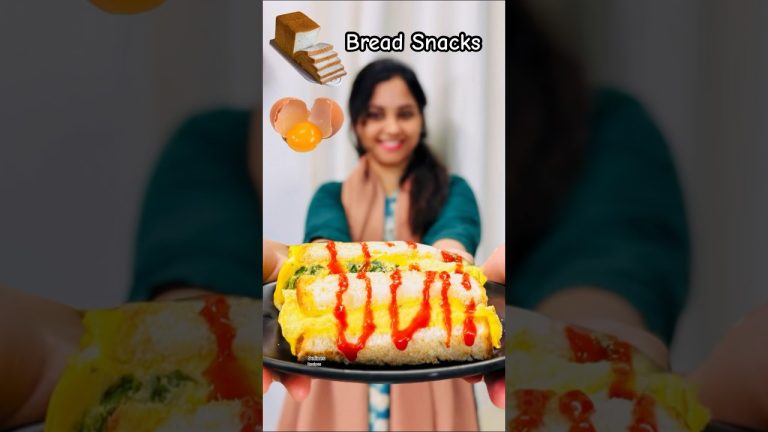 Bread Snacks🍞🥚😋#selinesrecipes #snacks #shortsviral
