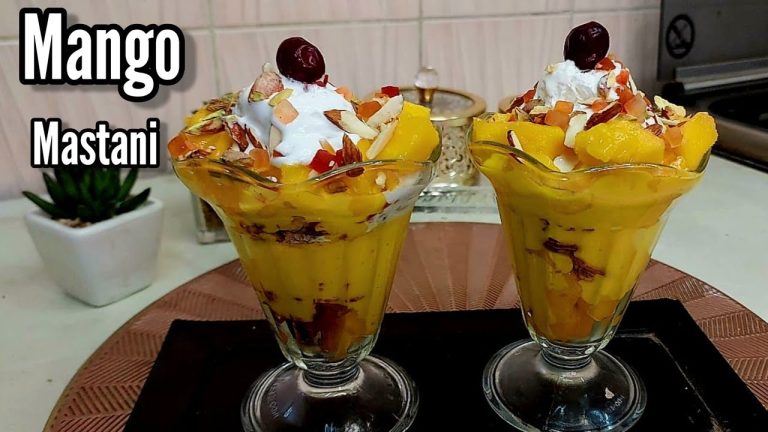 How to Make Mango Mastani Cold drink | Mango Thick Shake & Smoothie Recipe | Summer Special Drink