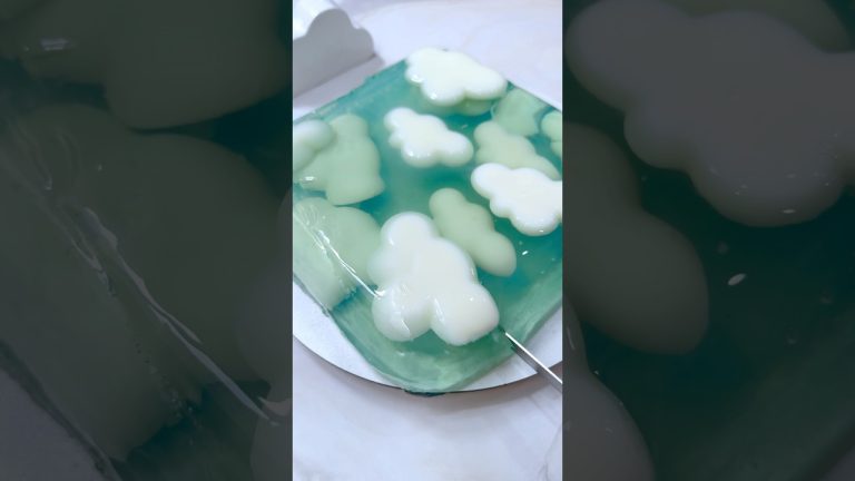 aesthetic jelly dessert ☁️ #shorts #dessert #dessertideas #jelly #sweet