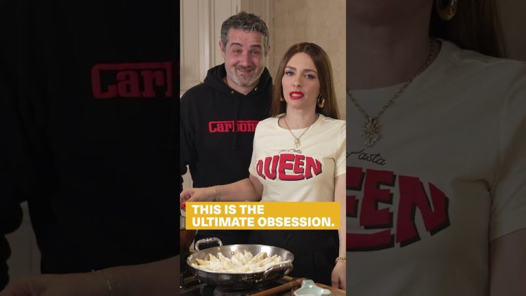 Viral Fusion:  Lemon Ricotta Stuffed Shells Recipe #thepastaqueen #pasta #recipe #shorts