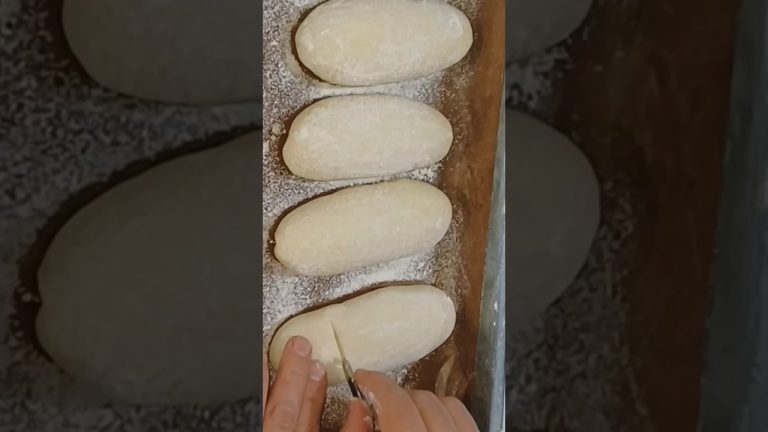 Better Than Store-Bought! Soft & Light Homemade Baguette. #baguette #breadrecipe #softbread