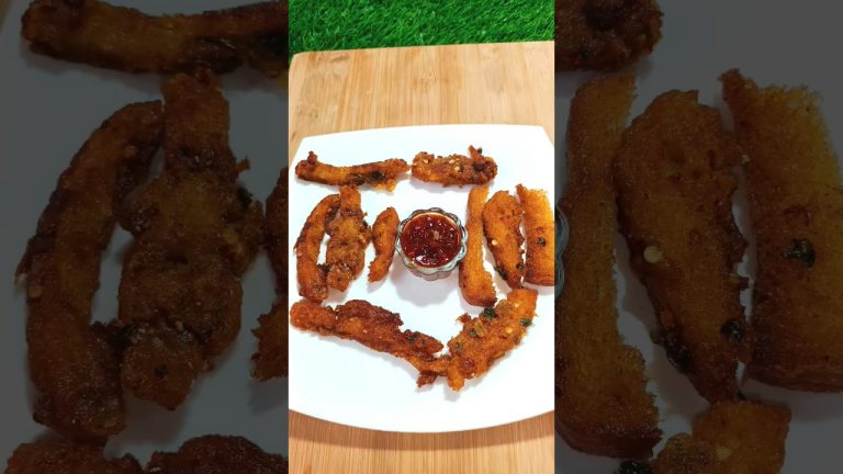 Leftover Bread Sides Recipe | Bread Fingers | Crispy Bread Fries | #shorts #short #youtubeshorts