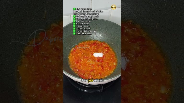 Resep Ayam Balado Simpel, Pedas dan Enak! #ayambalado #bumbubalado #menuayam #resepsimpel