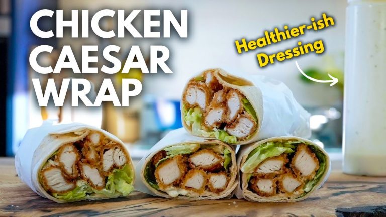 Crispy Chicken Caesar Wrap