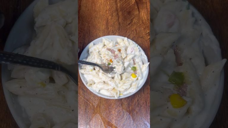 White sauce pasta#shorts