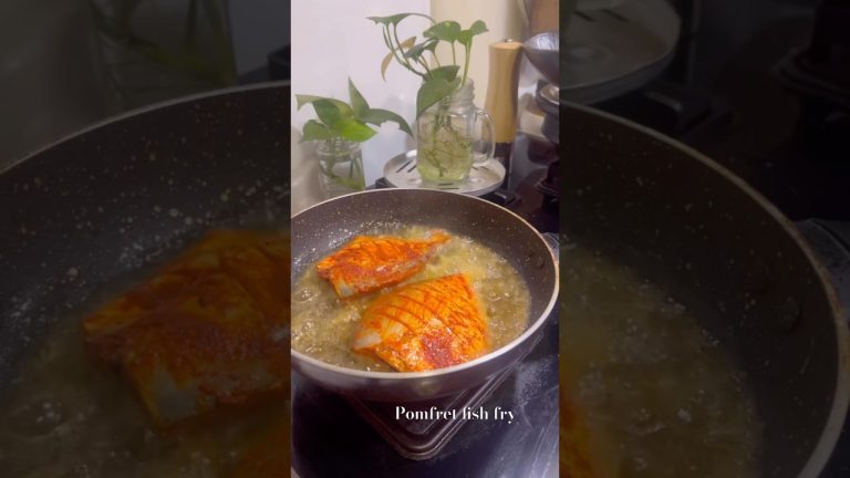Pomfret fish fry #ytshorts #youtuber #trending #fishfry #food #seafood #recipe #valerinashankarnimma